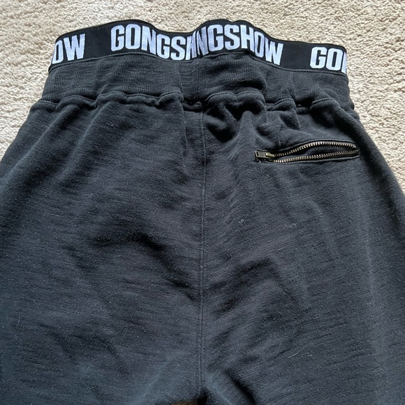 🌸 GONGSHOW HOCKEY BLACK JOGGERS WITH POCKETS SIZE XS - Picture 2 of 8